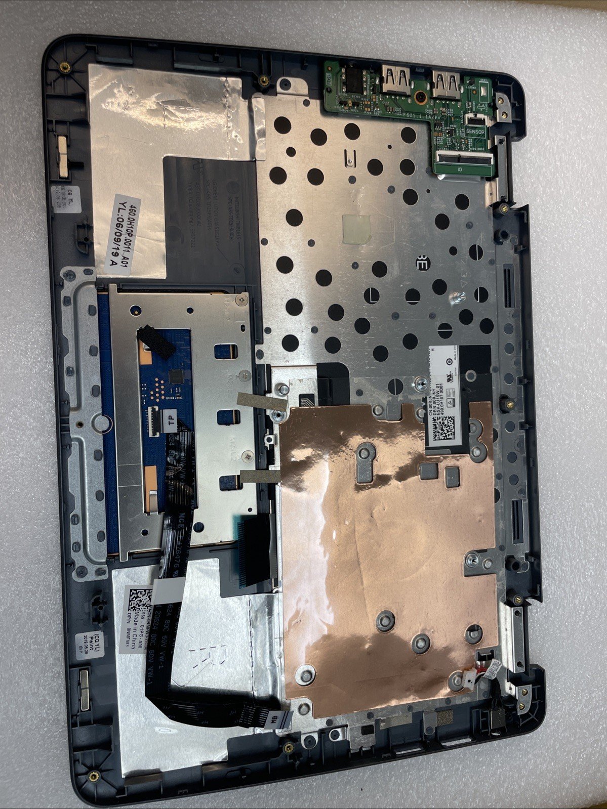 GENUINE DELL INSPIRON 11 3195 2-in-1 PALMREST / TOUCHPAD / KEYBOARD NMFW3 0NMFW3 - Image 2