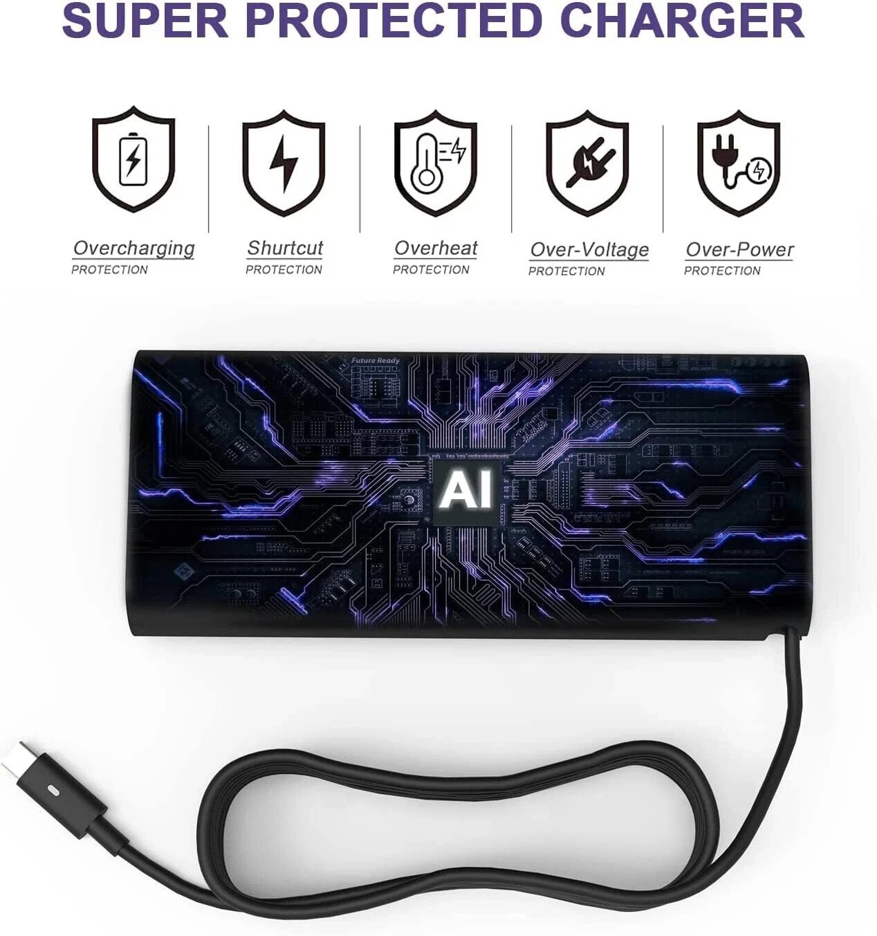 New 130W USB-C Type-C AC Dell Adapter Charger HA130PM170 7MP1P 0K00F5 XPS 15 - Image 4