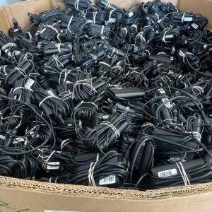 Lot of 10X  Dell 65W 19.5V 3.34A Adapter Charger Big Pin With Power Cable