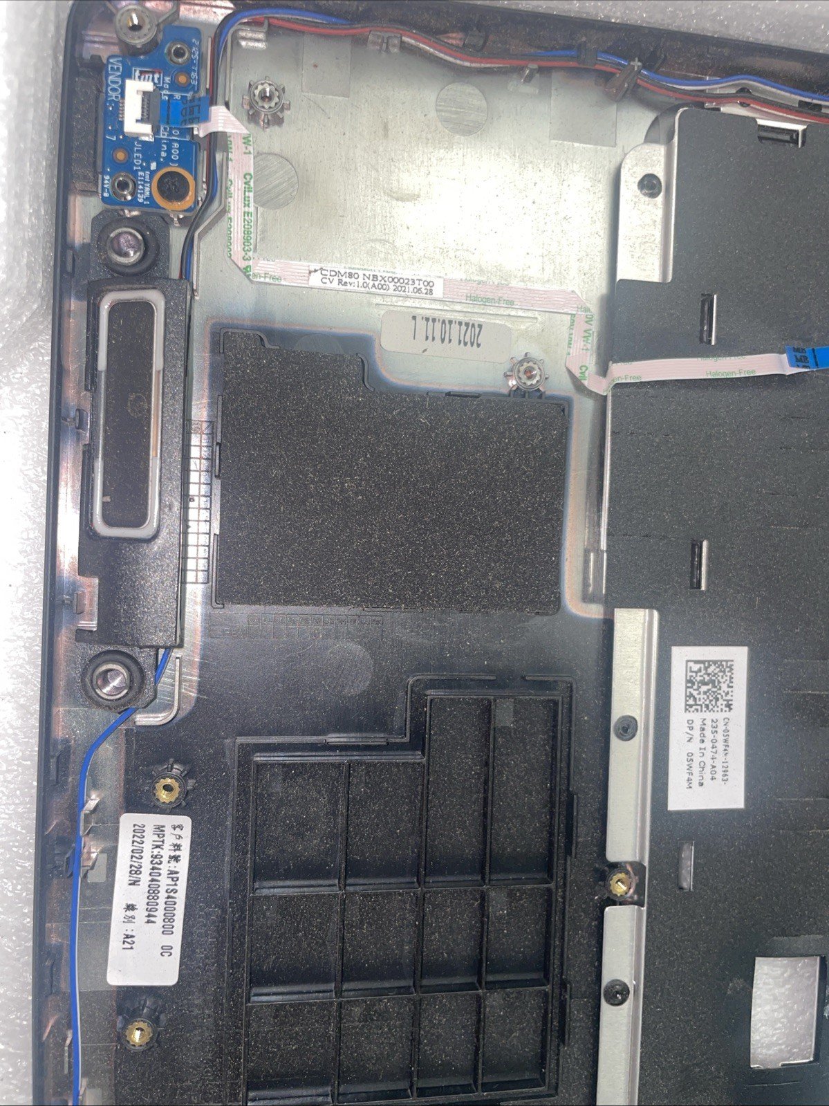 5WF4M Dell Latitude 5580 Precision 3520 Palmrest Touchpad Assembly 05WF4M - Image 5