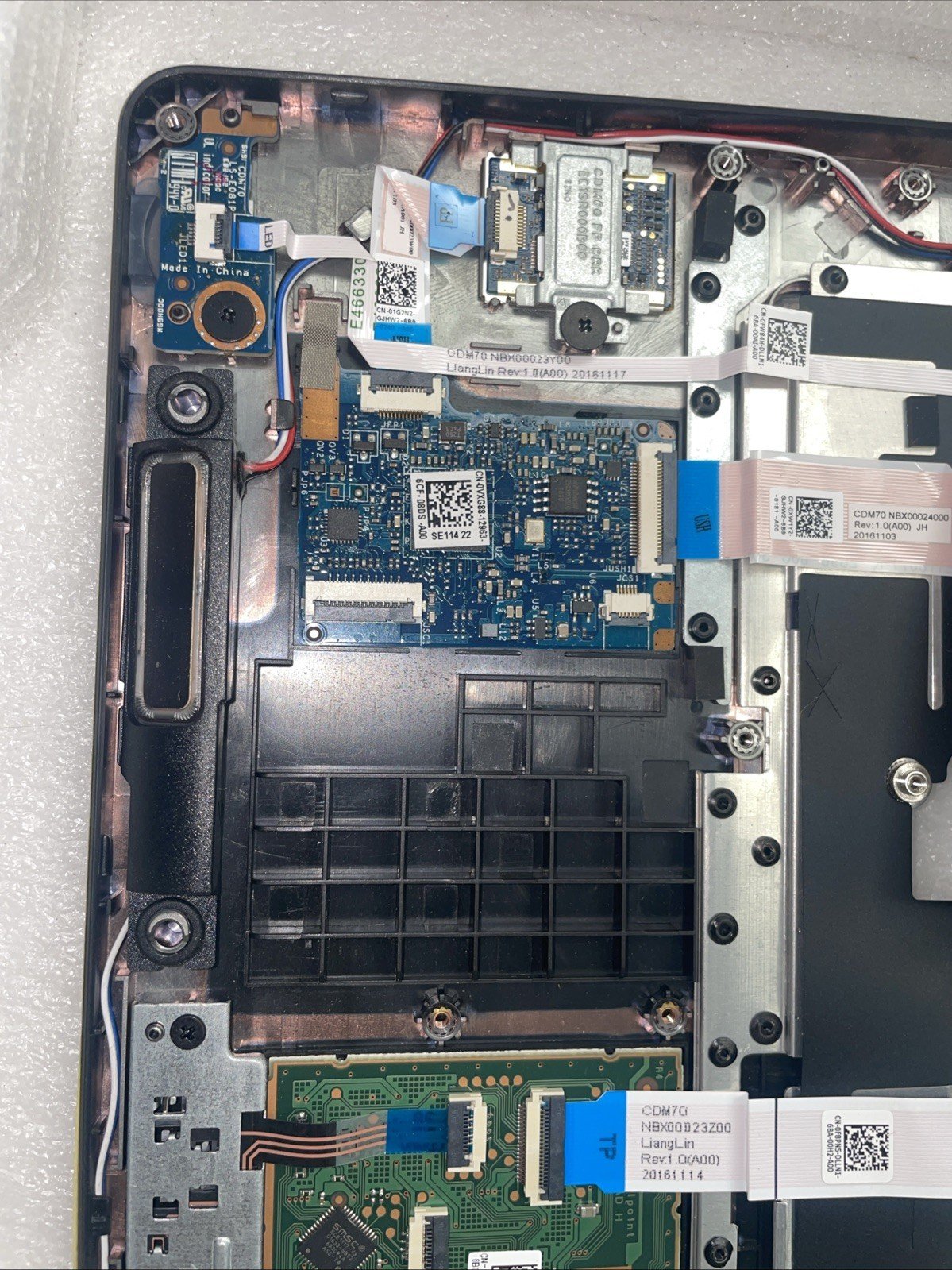 A16726 GENUINE DELL LATITUDE 5480 PALMREST TOUCHPAD ASSEMBLY W18 - Image 5