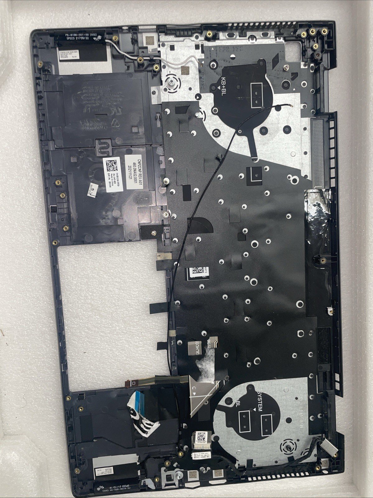 XV1DW Dell Vostro 15 7510 Palmrest US ENG Backlit Keyboard 0XV1DW 0XV1DW W18 - Image 2