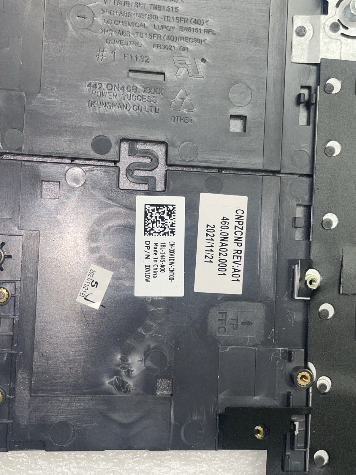 XV1DW Dell Vostro 15 7510 Palmrest US ENG Backlit Keyboard 0XV1DW 0XV1DW W18 - Image 4