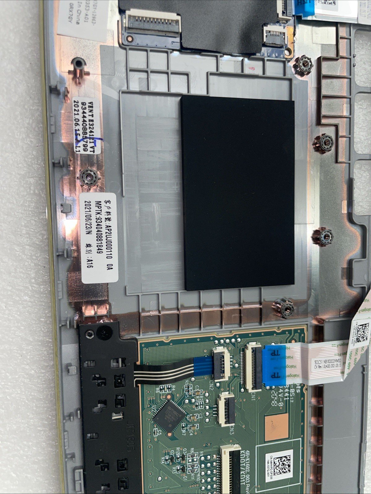 A1999C Dell OEM Latitude 5511 / Precision 3551 Palmrest Touchpad AMA01 XF7C2 W18 - Image 4