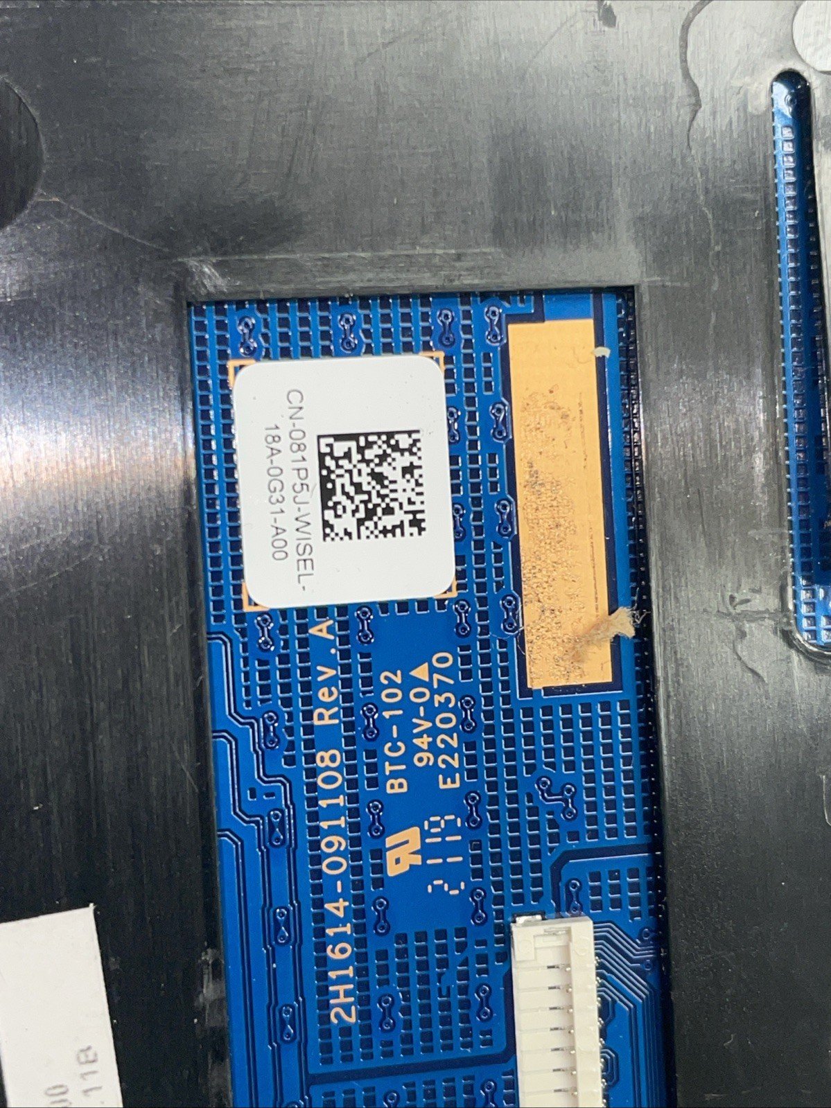 081P5J Dell Latitude 3180 3189 3190 Touchpad Trackpad w/ Cable & Bracket W19 - Image 3