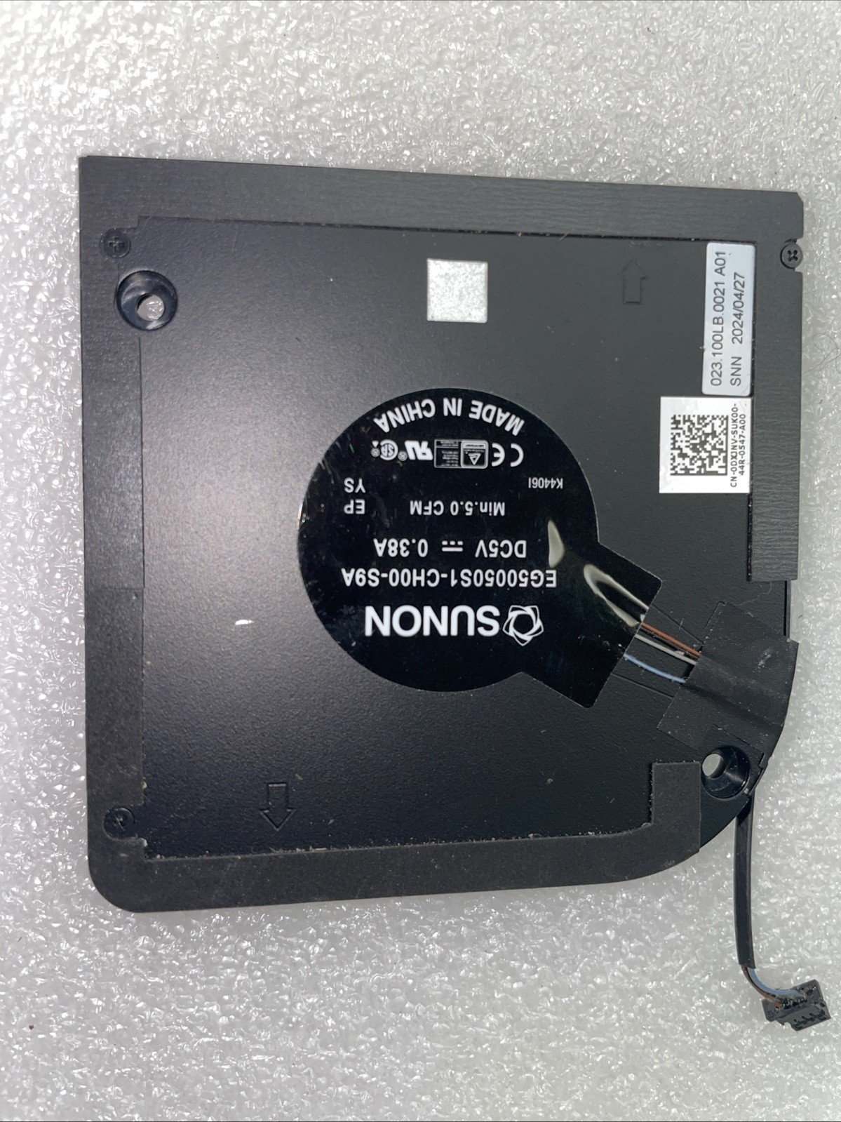 DXJNV Genuine DELL Precision 3560 LAPTOP cooling FAN 0DXJNV 3w19 - Image 2