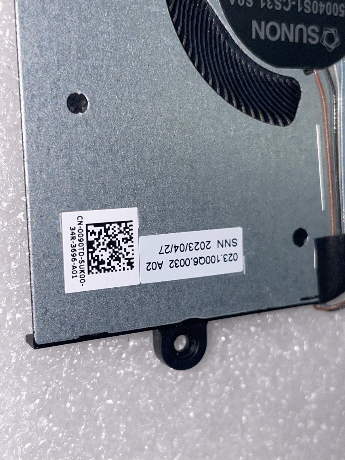 090TD For Dell Latitude 5330 CPU Cooling Fan 0090TD Laptop Fan 3W19 - Image 2