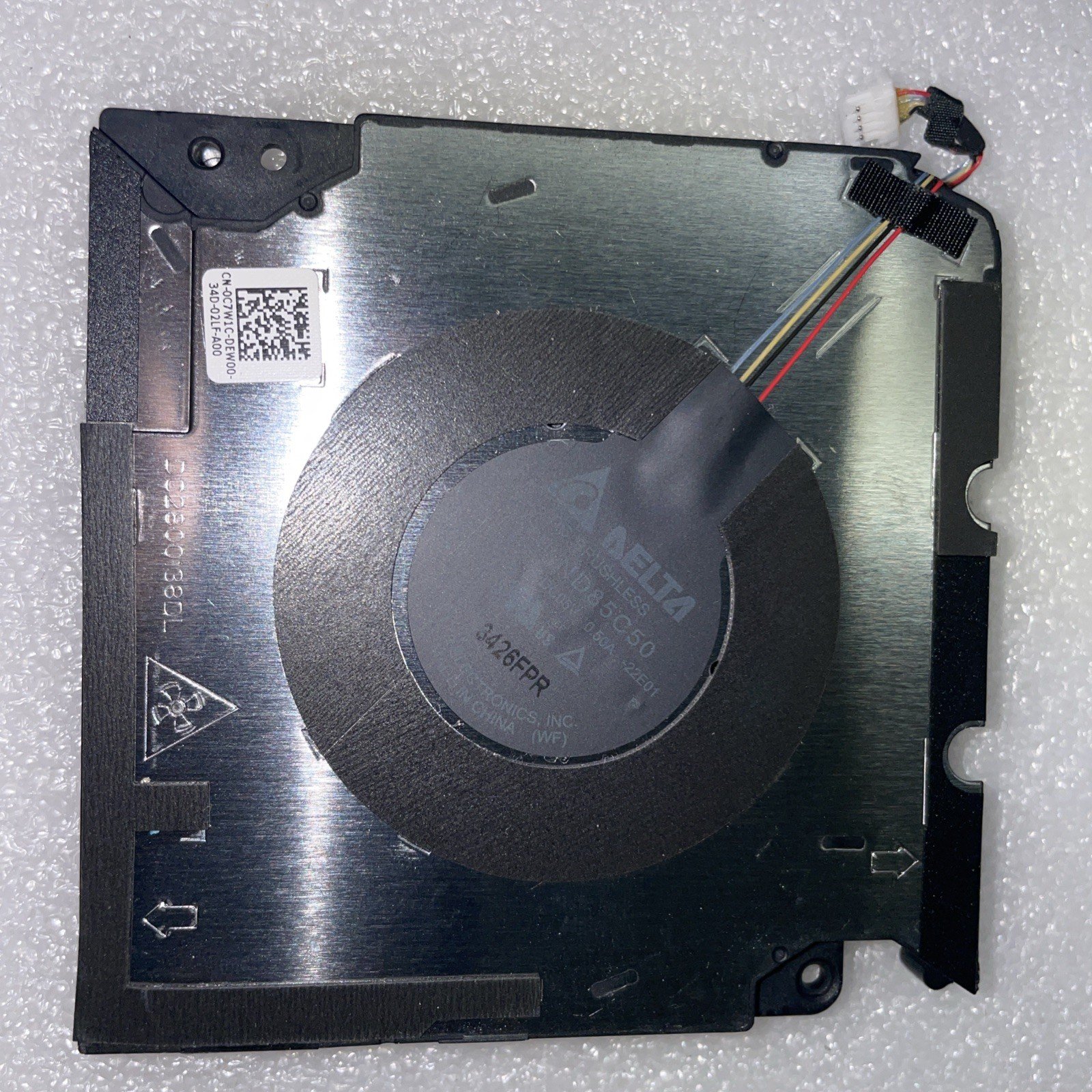 C7W1C Dell Precision 16" 5680 Genuine Laptop CPU Cooling Fan DC2800138VL 3w19