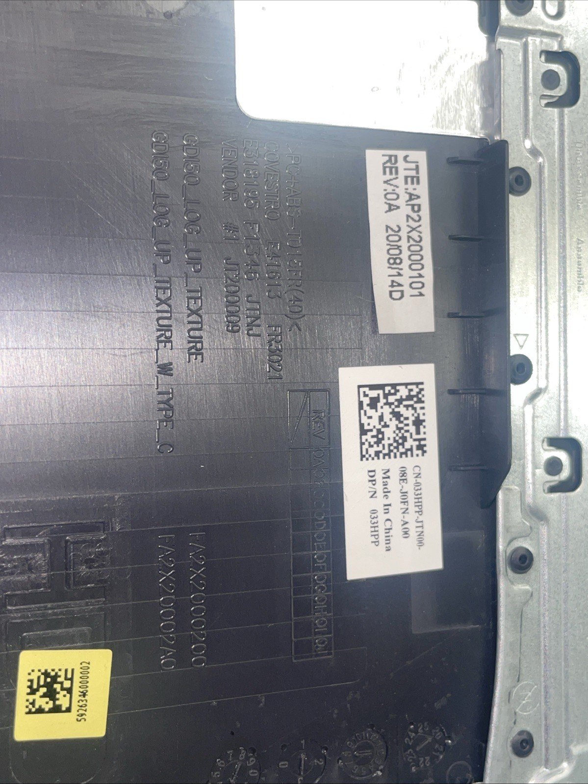 33HPP For Dell Inspiron 15 3501 Palmrest Upper Case With Backlit Keyboard US W13 - Image 3