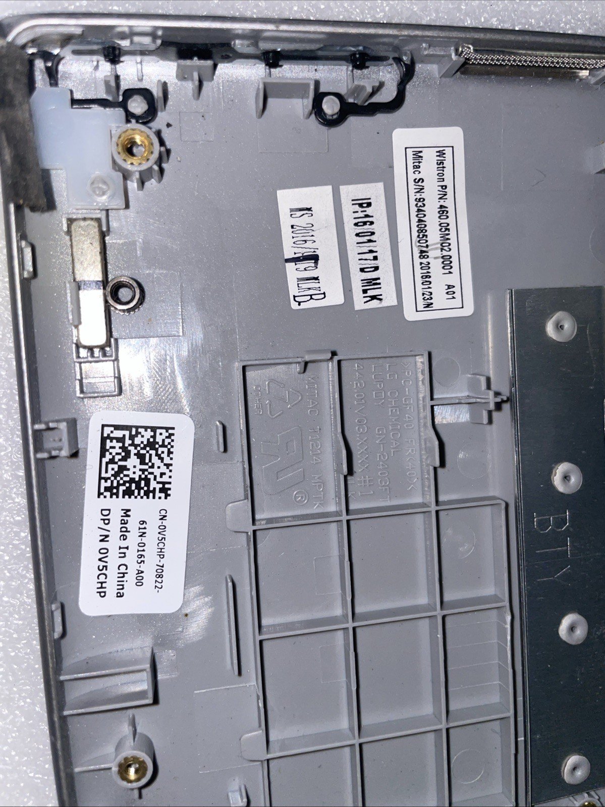 V5CHP Genuine Dell INSPIRON 13 7347 7348 Palmrest Backlit Keyboard 0V5CHP W-9 - Image 3