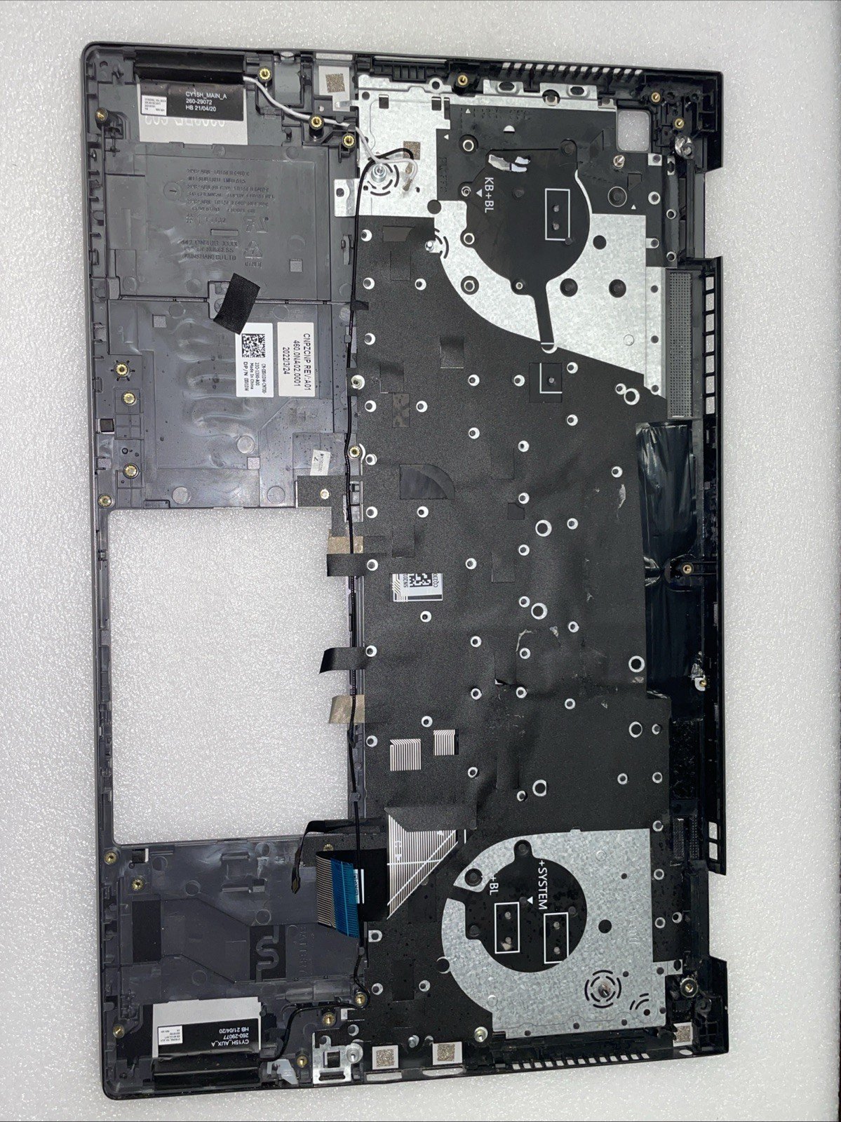 XV1DW For Dell Vostro 15 7510 Palmrest with Backlit Keyboard 0XV1DW W-9 - Image 4