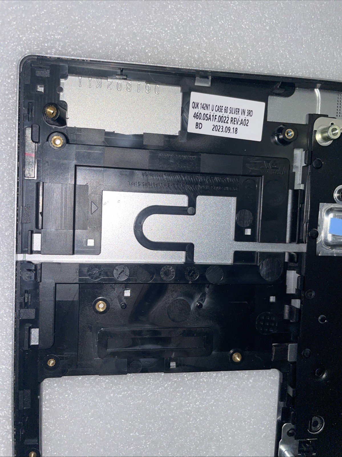 0MF0F1 For Dell Inspiron 7430 7435 2-in-1 Palmrest w/Backlit Keyboard Silver W-9 - Image 3