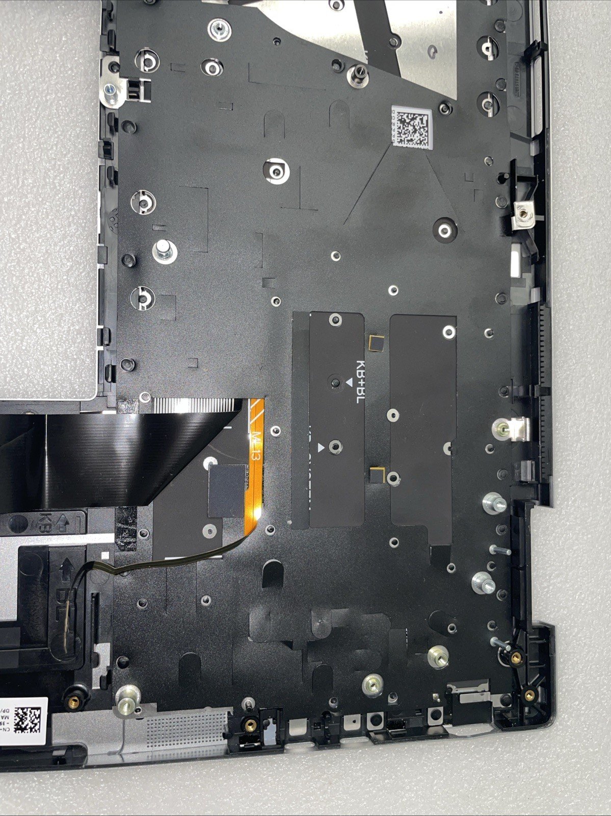 0MF0F1 For Dell Inspiron 7430 7435 2-in-1 Palmrest w/Backlit Keyboard Silver W-9 - Image 5