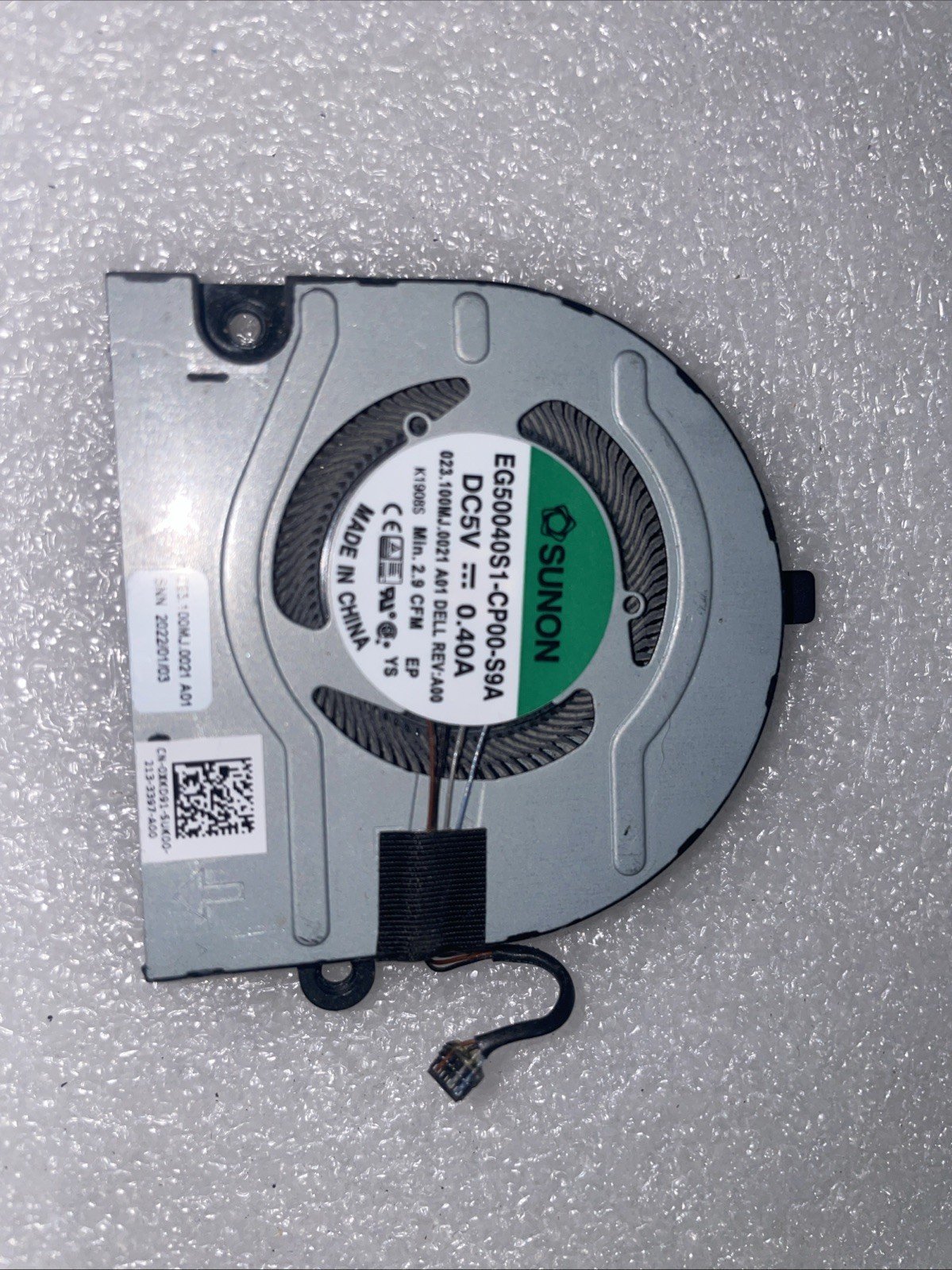 0XKD91 For Dell Inspiron 13 5310 Fan Notebook 06T5J2 4w19