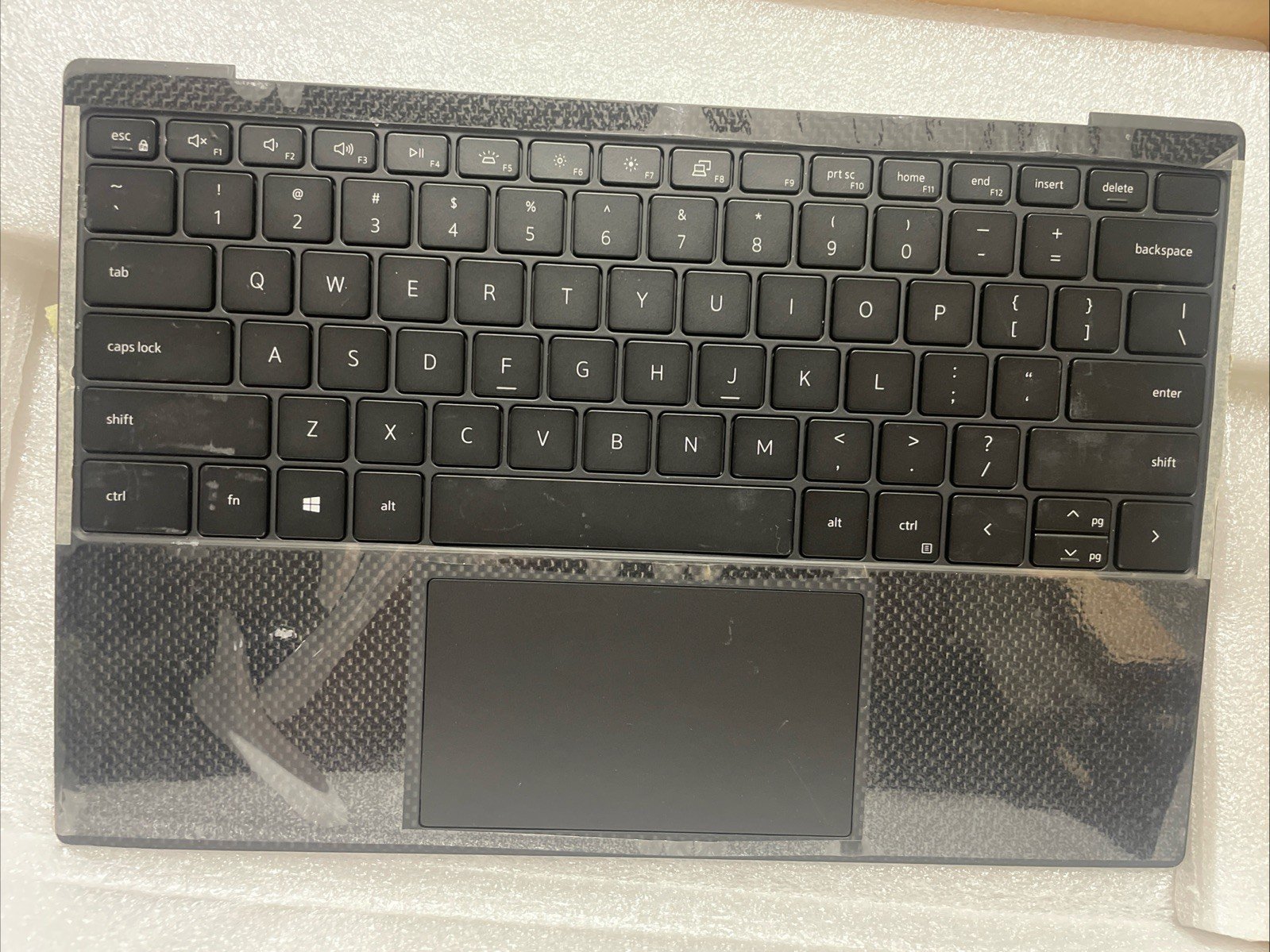 00YRM0 Dell Palmrest 79-Key US International Backlit Keyboard Assembly 6JC7G W14