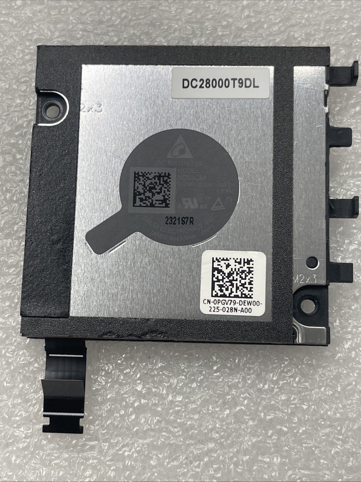 Pair Of Genuine DELL latitude 7320 CPU Right Left Cooling FANS PGV79 DJ2D1 1-w19 - Image 2