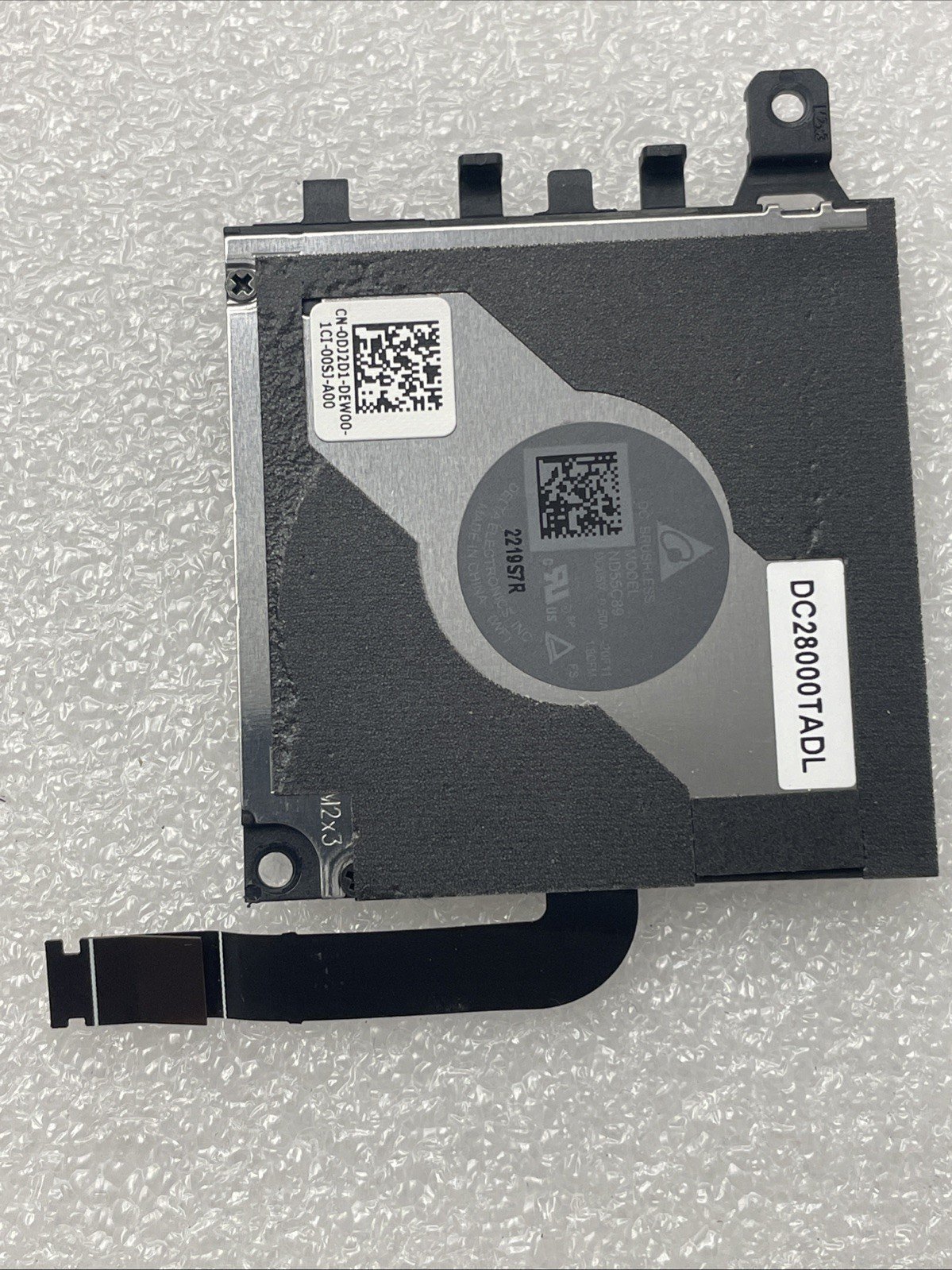 Pair Of Genuine DELL latitude 7320 CPU Right Left Cooling FANS PGV79 DJ2D1 1-w19 - Image 4