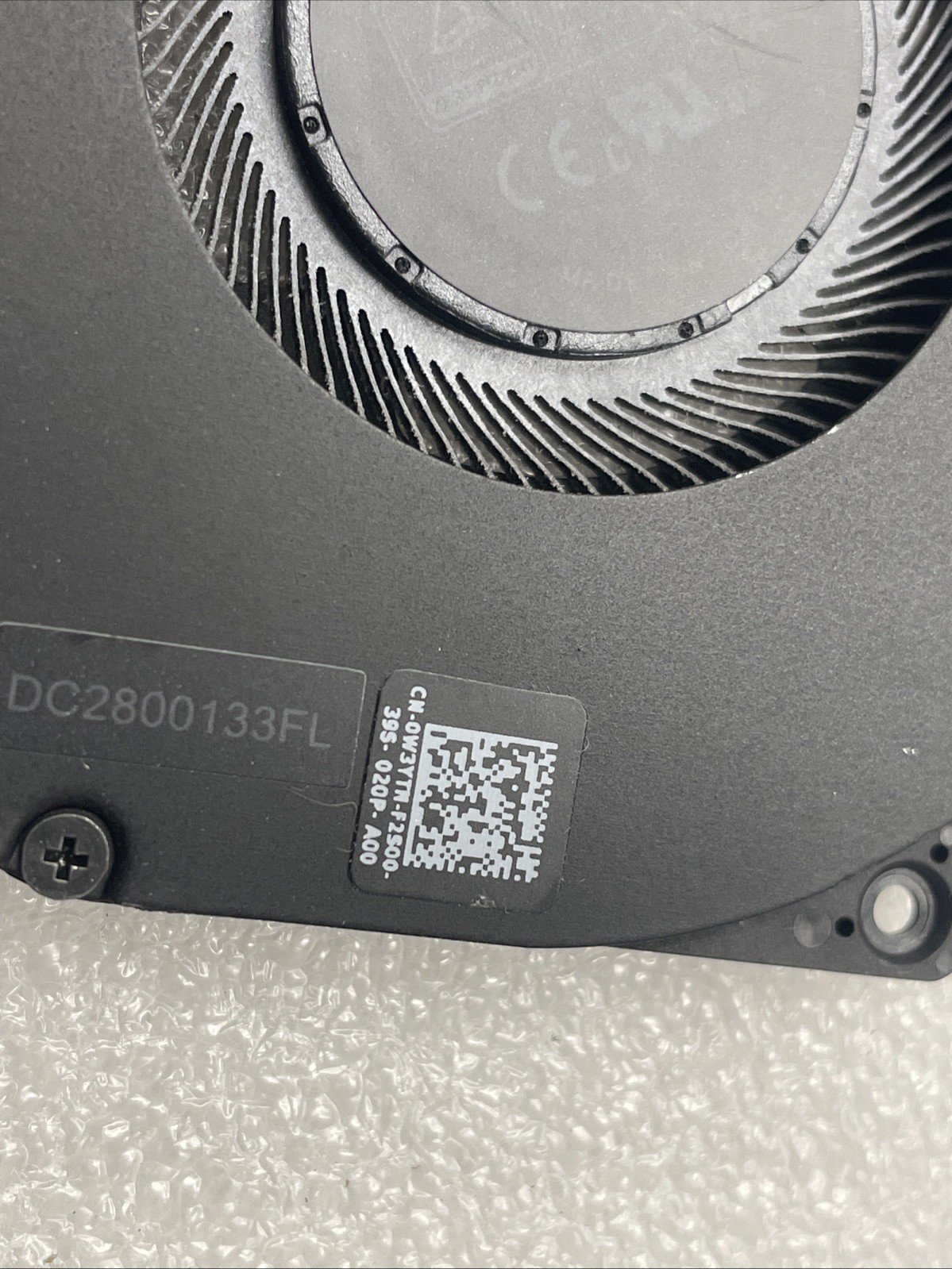 W3YTN Dell OEM Alienware x16 R1 CPU Processor Cooling Fan Secondary Fan 1w19 - Image 3