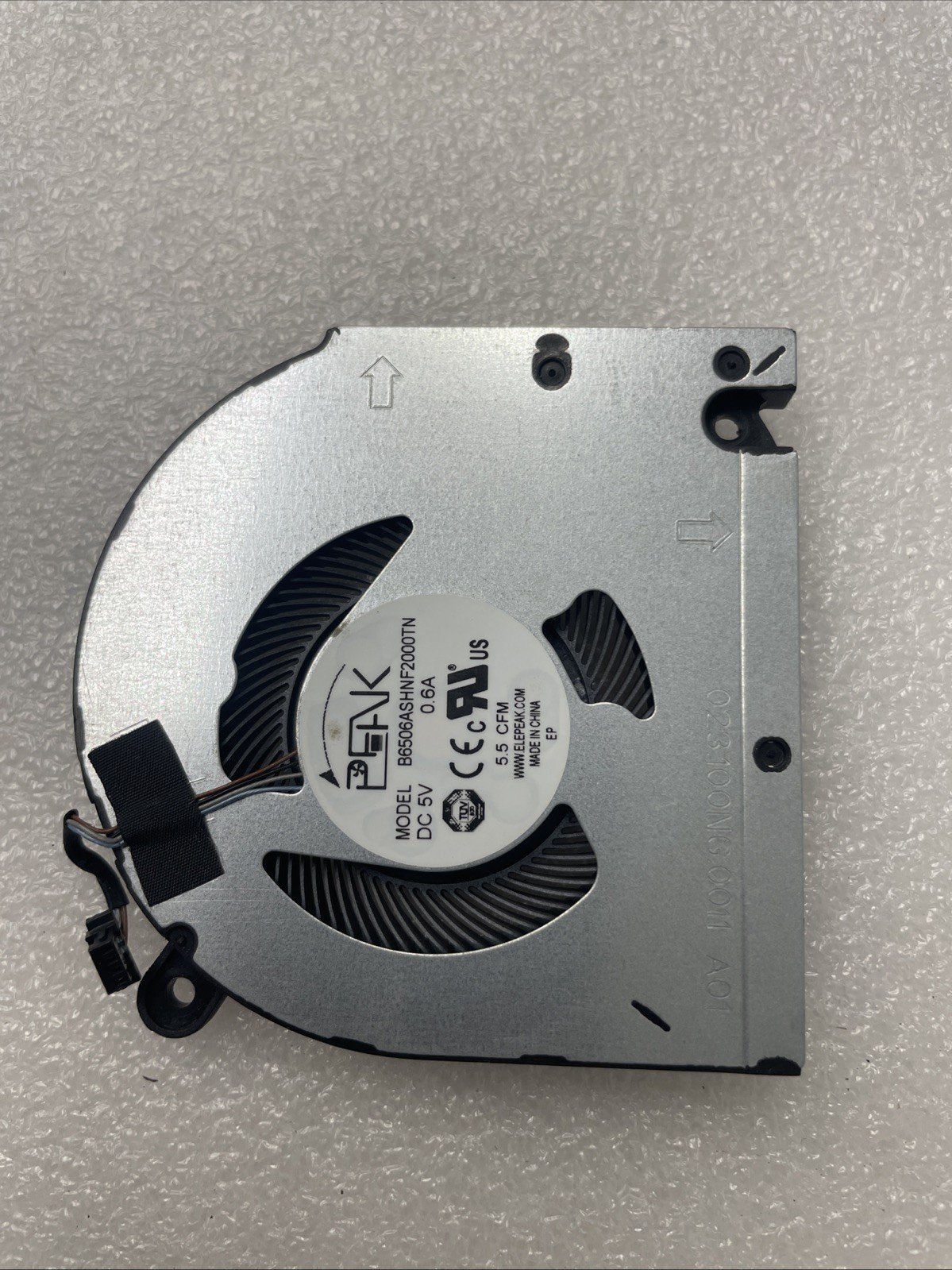 GJN2R DELL Dell Inspiron 15 7510 Inspiron 16 7610 cooling fan 0GJN2R 1w19 - Image 2