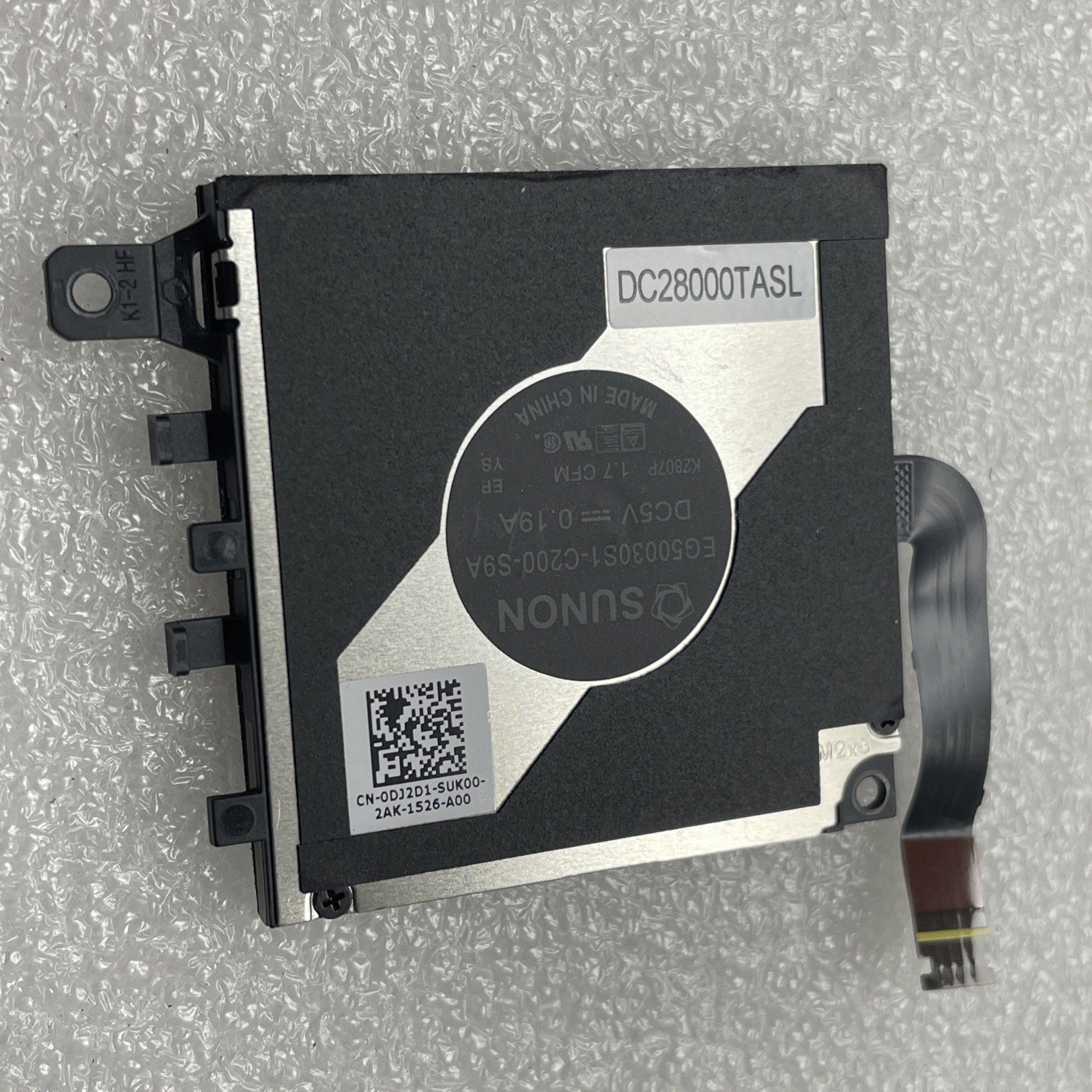 DJ2D1 Dell Latitude 7320 Detachable Cooling Fan right Side - DJ2D1 0DJ2D1 5w19