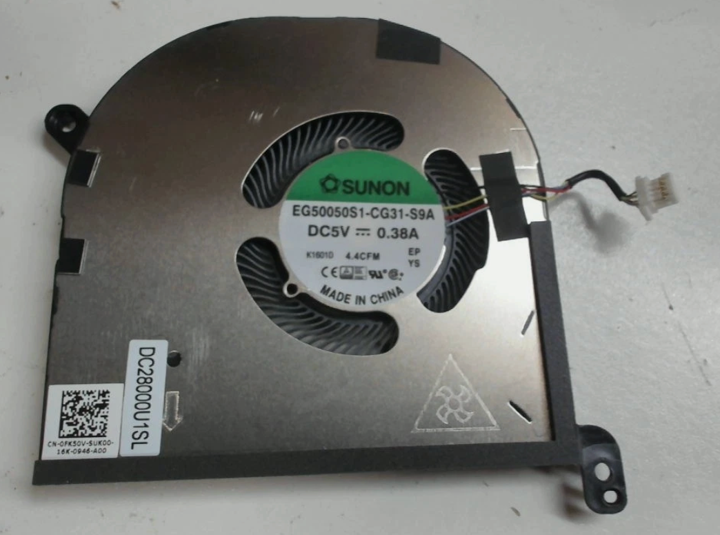 FK50V Dell XPS 15 9510 9520 / Precision 5560 CPU Cooling Fan Left -2W19