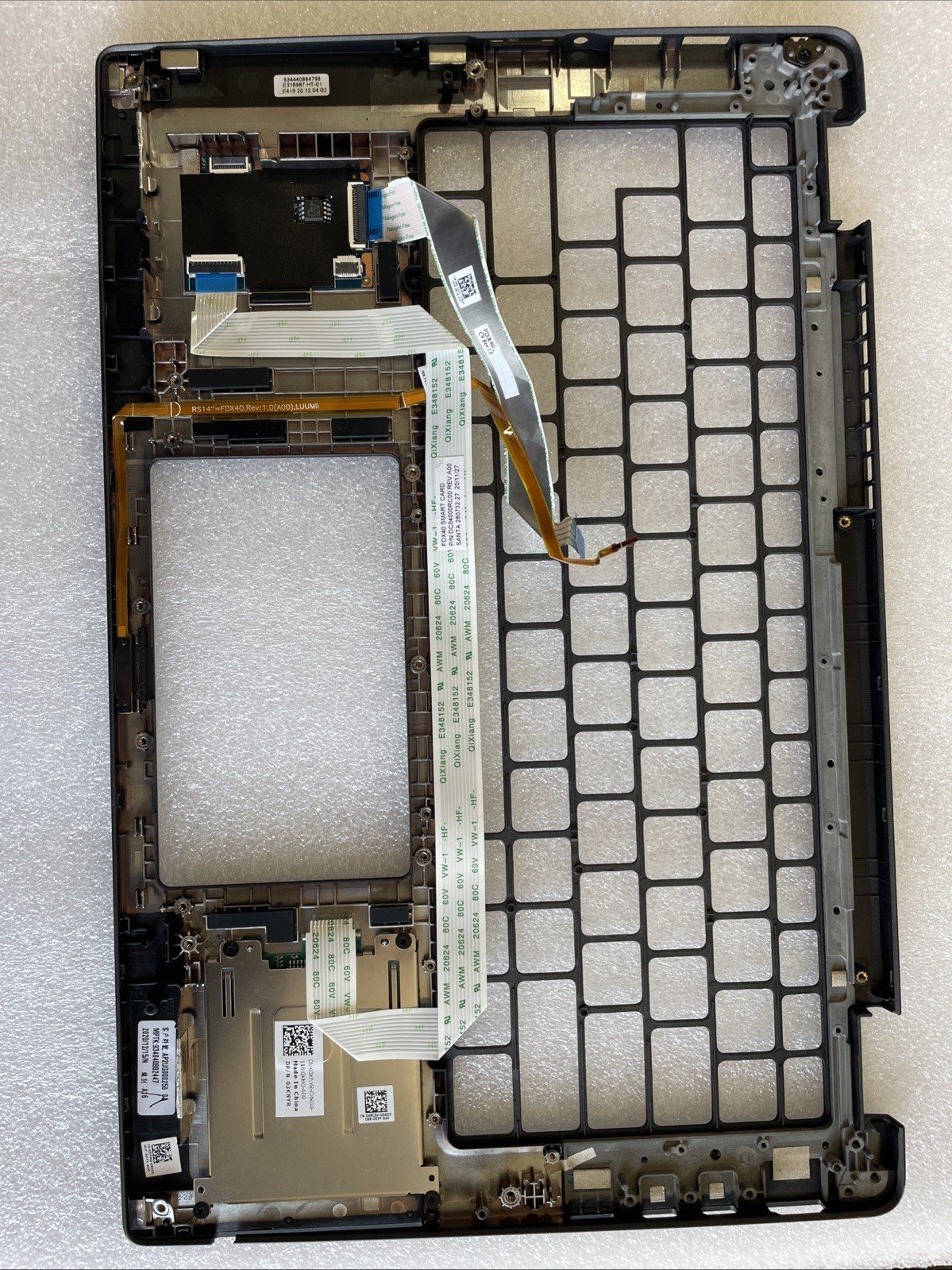 5TPMG Dell Latitude 7410 Laptop Palmrest Touchpad with SC Reader HUN9 W14 - Image 3