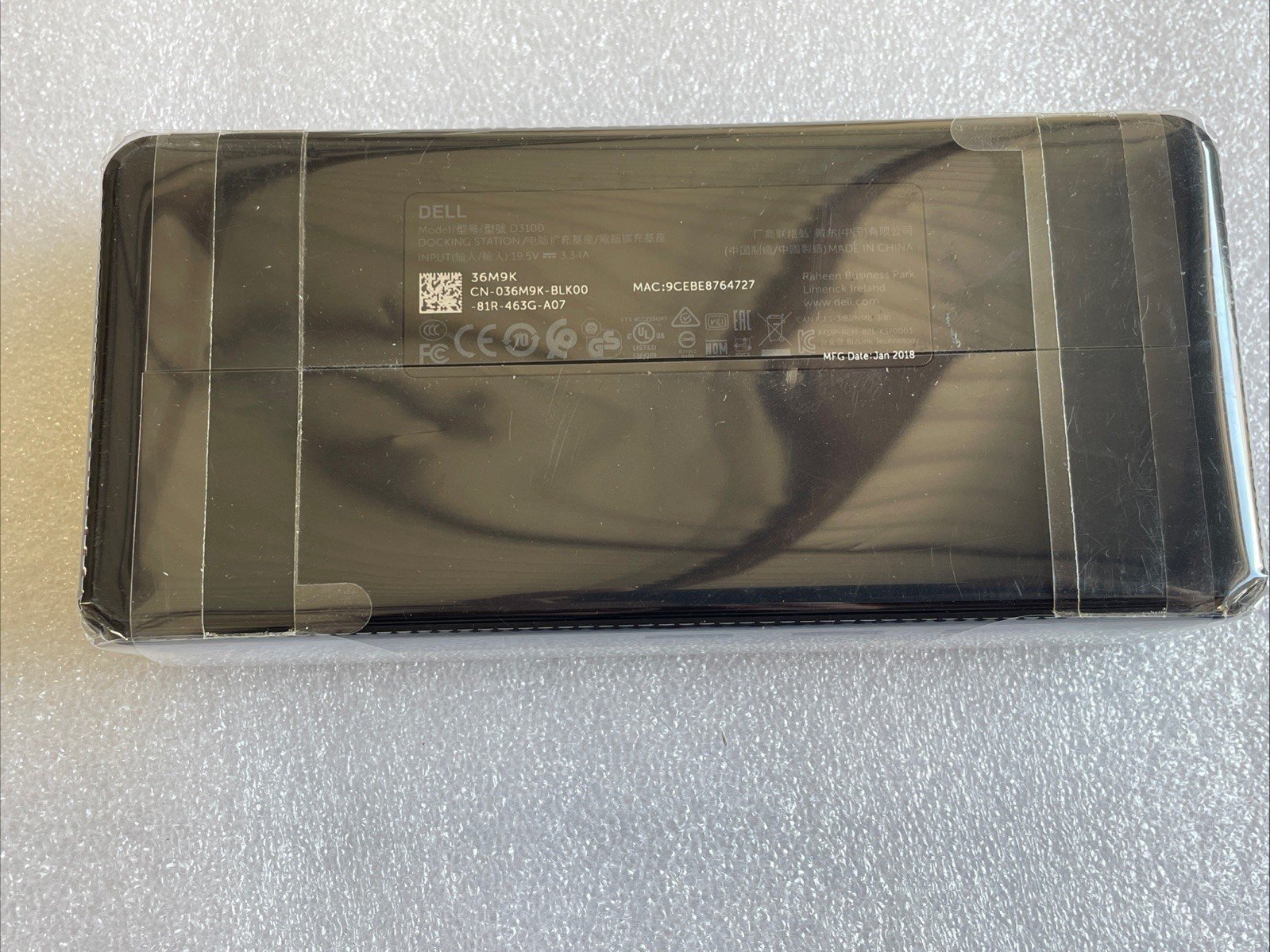 Dell D3100 DisplayLink 4K USB 3.0 UHD Docking Station + AC ADAPTER 1w09 884116162247