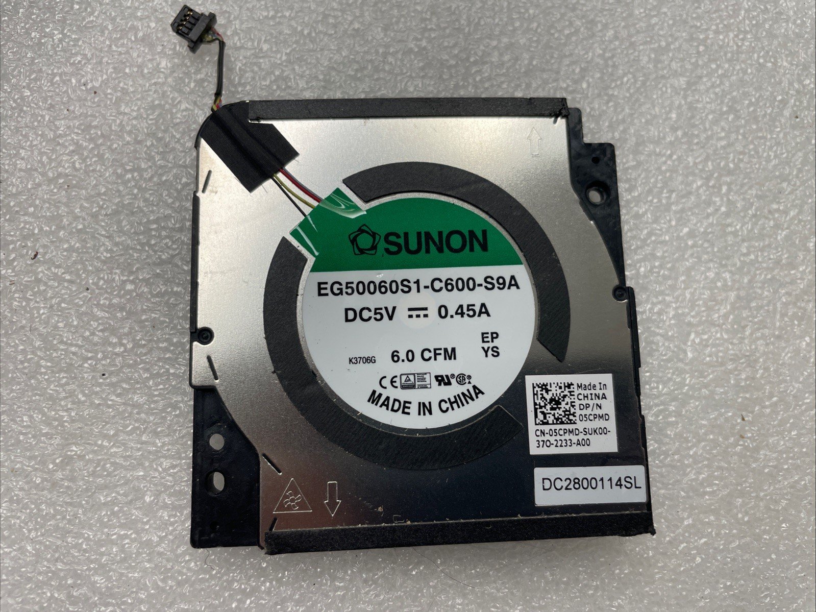 5CPMD GENUINE DELL Precision 5470 GPU SIDE FAN 05CPMD 5w19