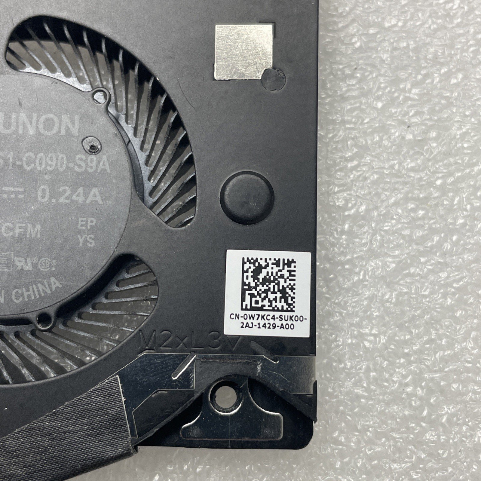 W7KC4 Genuine DELL ALIENWARE X17 R1 COOLING FAN DC12V 0W7KC4 5w19 - Image 2