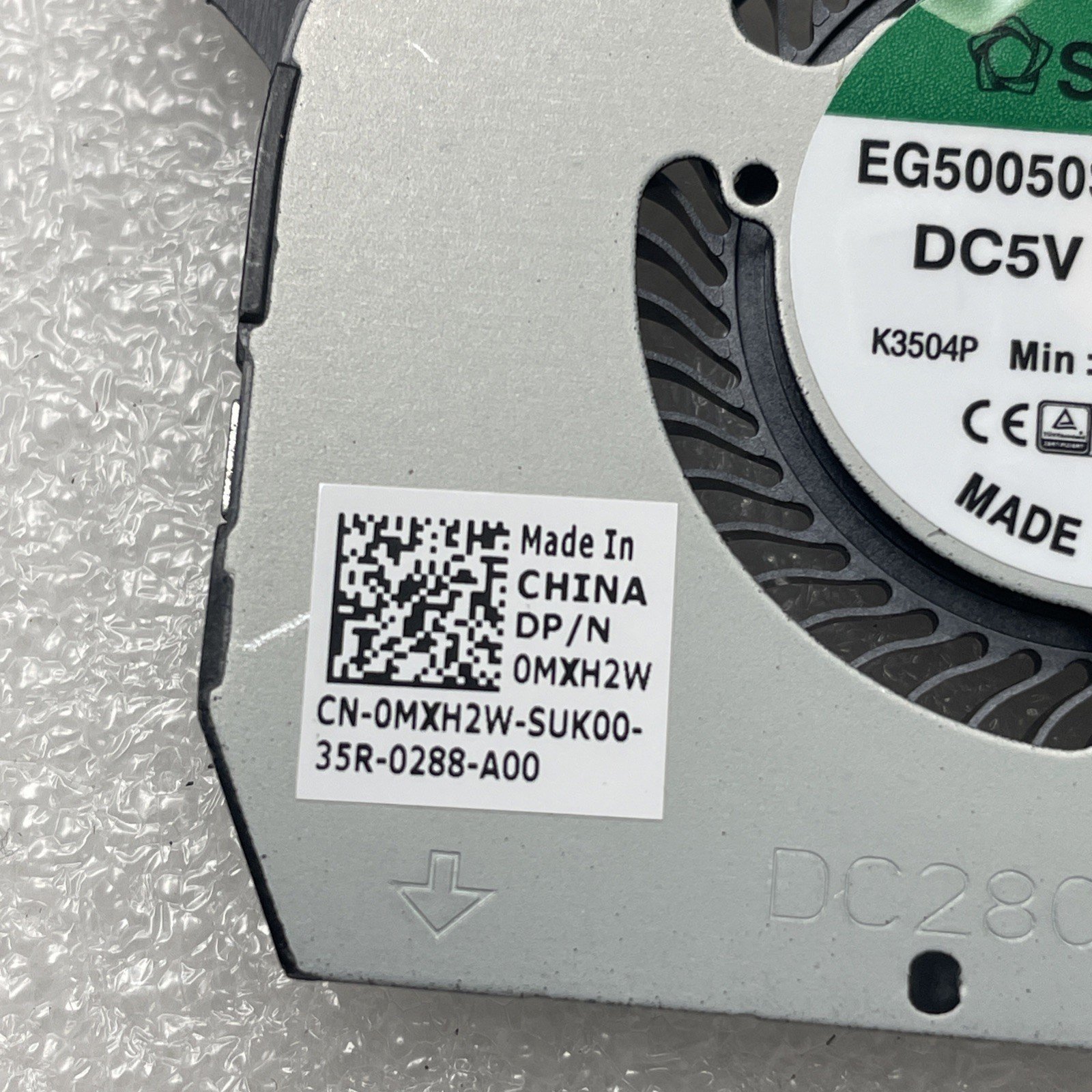 MXH2W CPU Cooling Fan For DELL LATITUDE 5400 0MXH2W 6w19 - Image 2