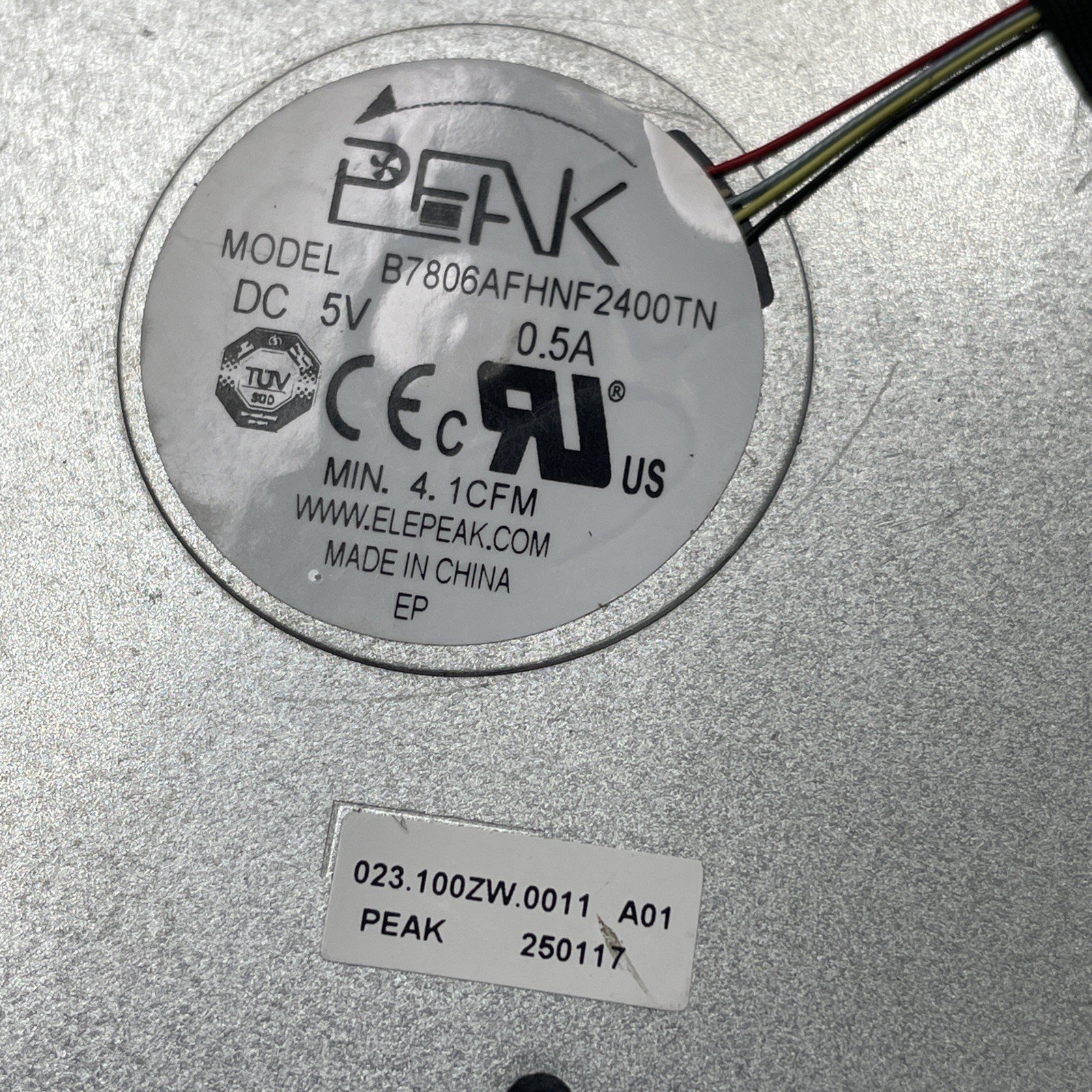 T1NNF DELL PRO 14 PC14250 FAN #145134# P/N 0T1NNF 6w19 - Image 4