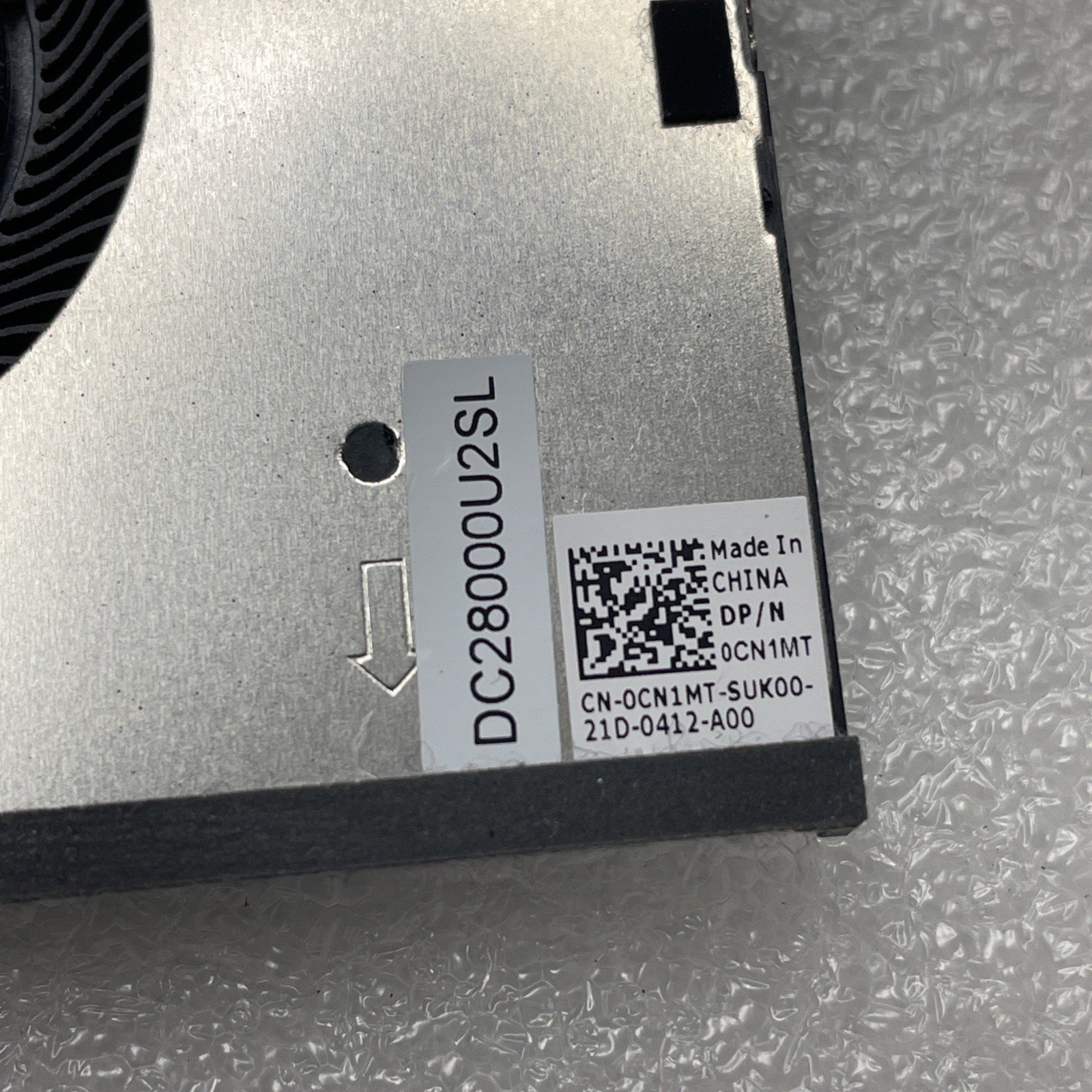 CN1MT of DELL XPS15 9530 9510 CPU & GPU COOLING FAN FK50V 0CN1MT 6w19 - Image 3