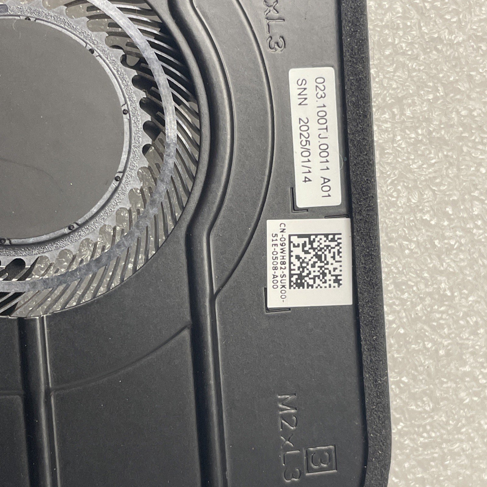 09WH82 9WH82 For Dell Latitude 5340 2-in-1 E5340 CPU Cooling Fan Cooler 8W19 - Image 2