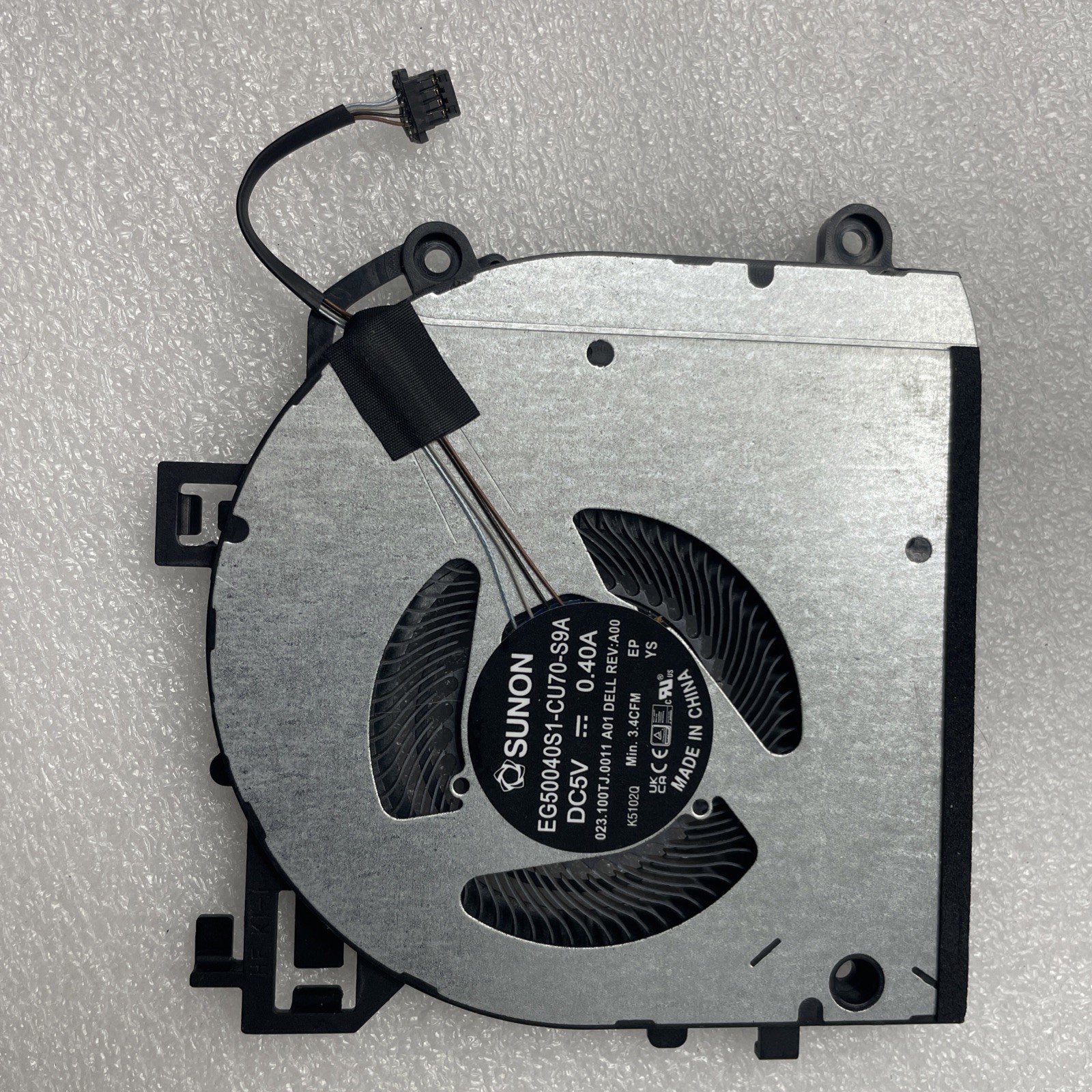 09WH82 9WH82 For Dell Latitude 5340 2-in-1 E5340 CPU Cooling Fan Cooler 8W19 - Image 3