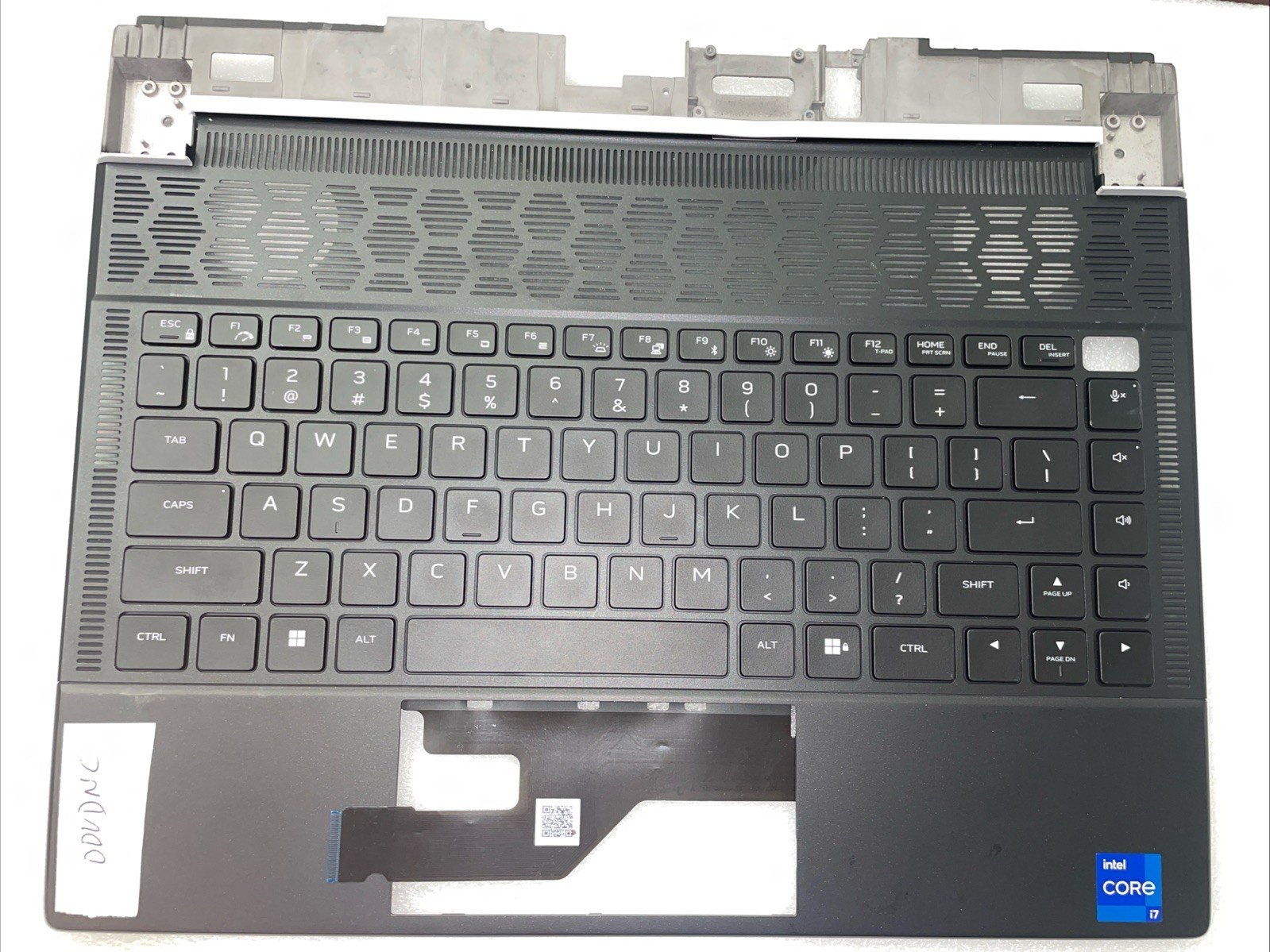DVDNC Dell Alienware X14 R2 Palmrest US Backlit Keyboard 0DVDNC PTP9 W20