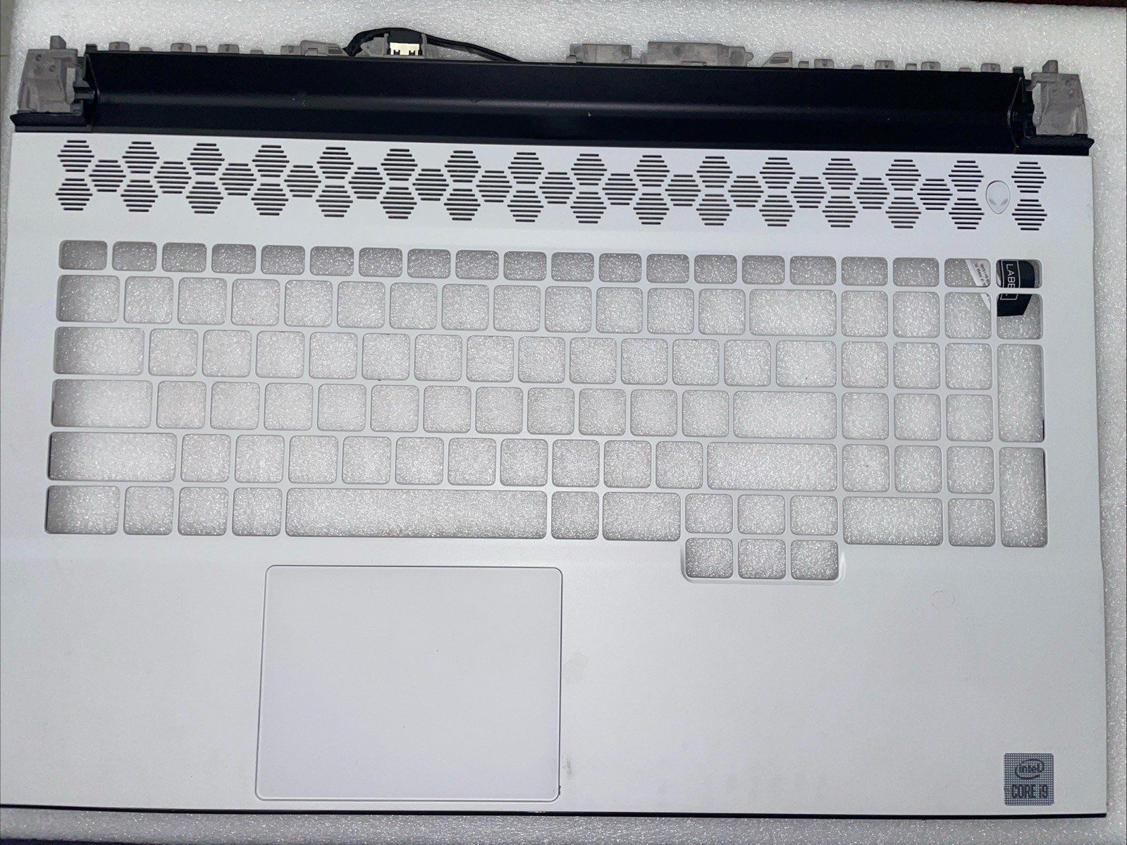 0kp6d Dell Alienware M17 R3 Laptop Palmrest US Backlit Kbrd Touchpad 0KP6D W20