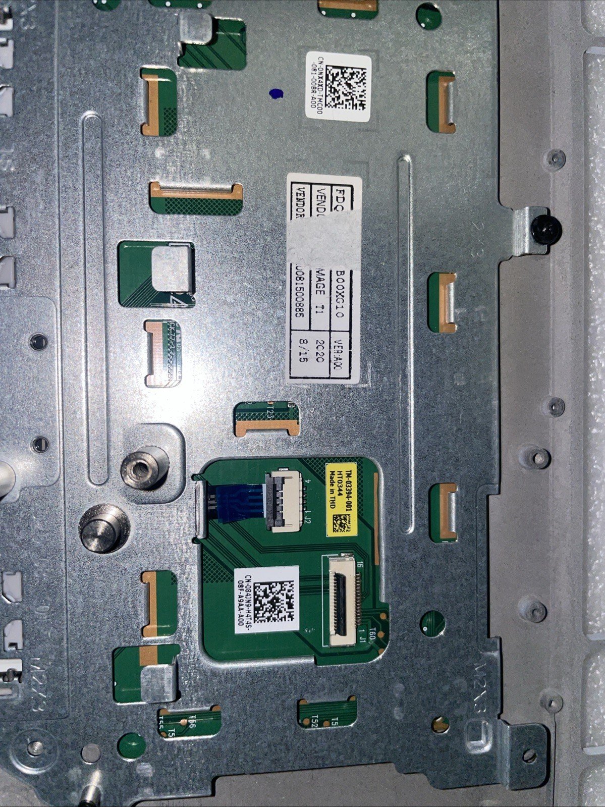 04XD4 Genuine DELL Alienware M15 R2 White Laptop Upper Case Palmrest W20 - Image 3