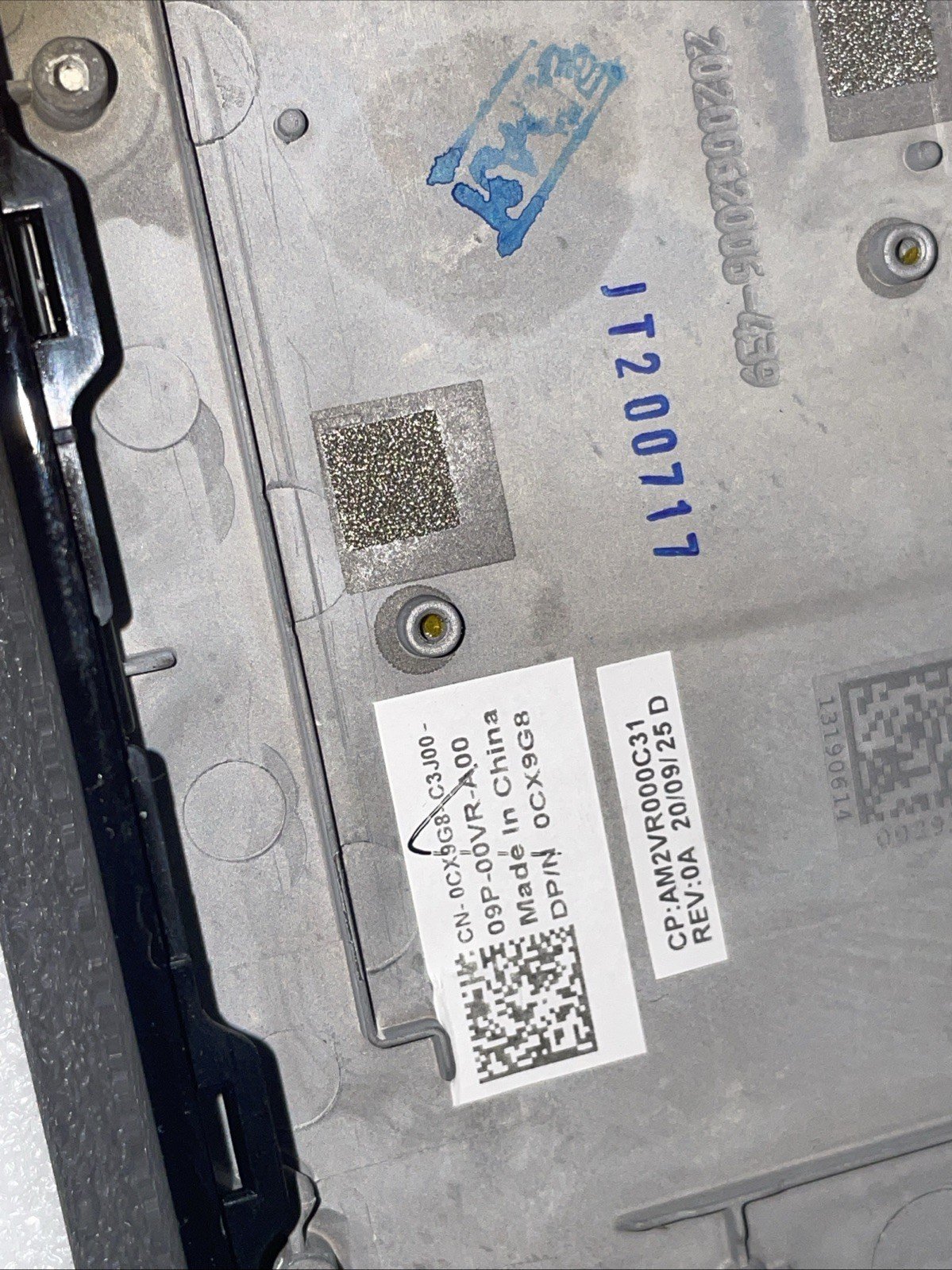 CX9G8 Genuine Dell Alienware M15 R3 Palmrest Upper Case Cover Touchpad W20 - Image 3