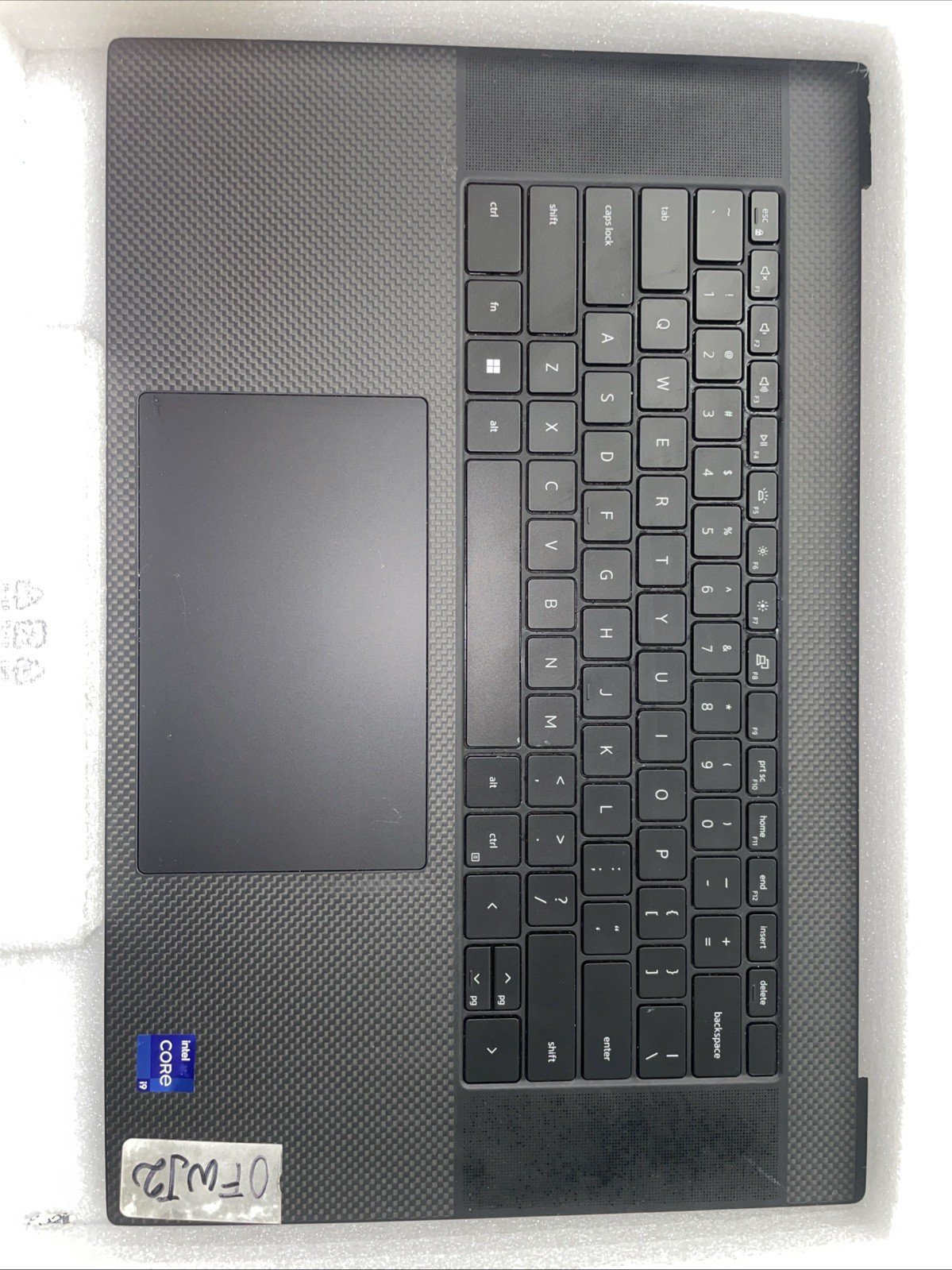 0FWJ2 Spanish Dell XPS 9720 Precision 5770 KBD Palmrest 00FWJ2 00DJYF W14 - Image 3
